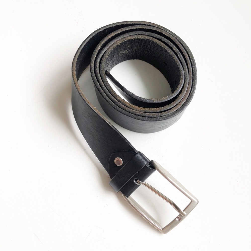 Genuine Leather Black Belt